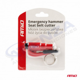 🛠️ Martillo de Emergencia y Cortador de Cinturón 2 en 1: Seguridad Esencial para Conductores | Atienza Auto Distribuciones - Por