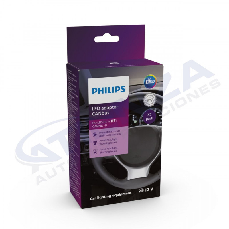 🔧 Adaptador CANbus Philips 18952 12V X2: Solución Avanzada para Instalación de Lámparas LED H7 en Vehículos | Atienza Auto Distr