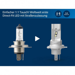 Philips Ultinon Boost Gen2 H4 LED 5800 K – Pack 2