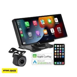 Pantalla Multimedia Universal Steel Mate CarPlay Android Auto