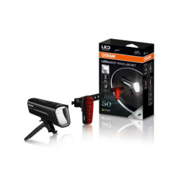 Kit de luces de bicicleta OSRAM LEDsBIKE RACE 50 recargable USB-C